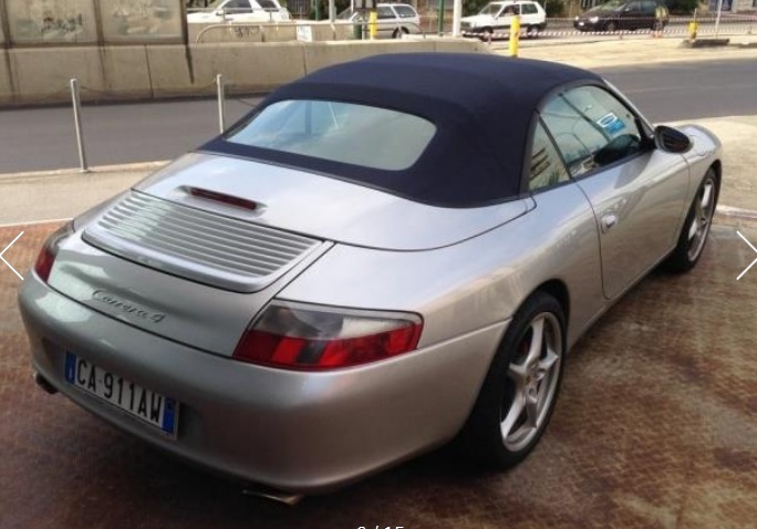 lhd car PORSCHE 911 996 (01/03/2002) - 